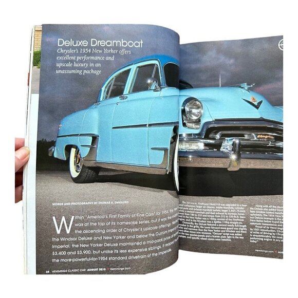 Classic Car Magazine August 2015 Motorama Magnificence GMs Show Cars 1953 - Picture 7 of 8